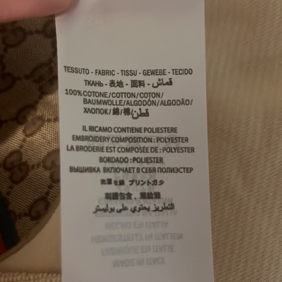 Gucci sweatshirt/crewneck, size small, cream/ light salmon colour - Picture 13 of 13